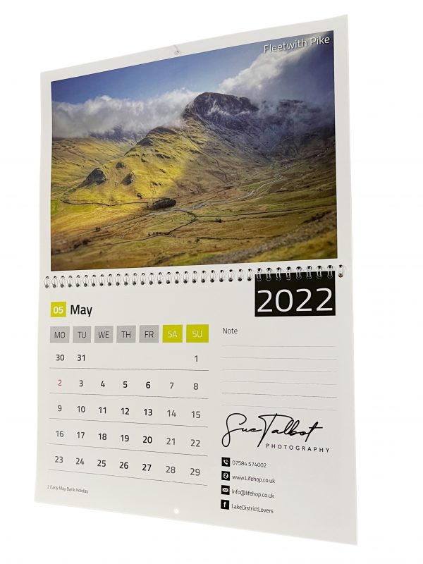 2022 lake district calendar by sue talbot photography