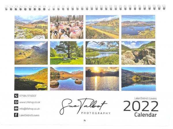 2022 Lake District Calendar by sue talbot photography