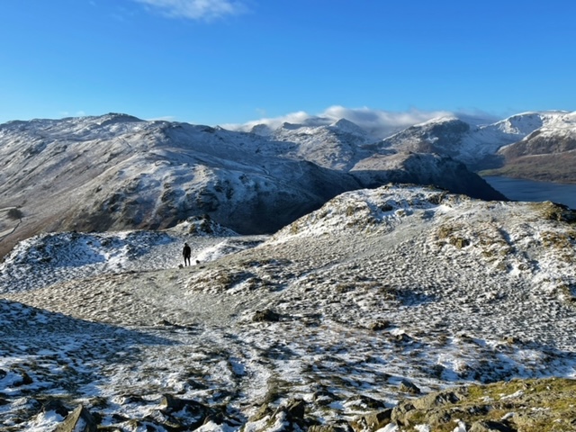 Winter walk hallin fell