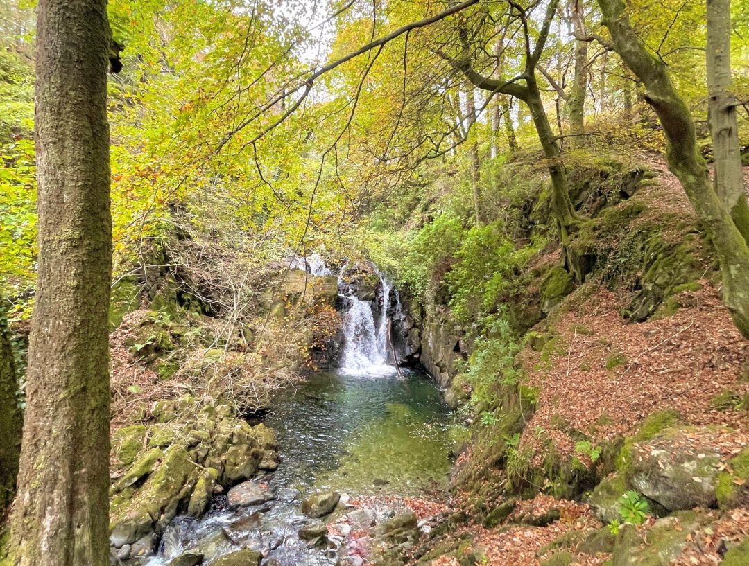 high falls rydal waterfall walk