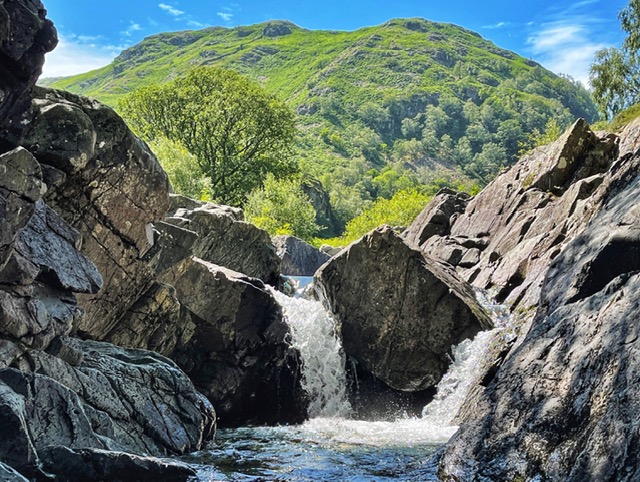 fairy glen waterfall and eagle crag