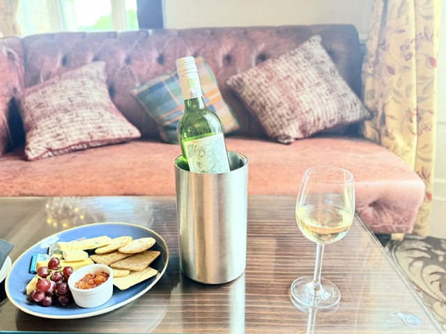 terrace lounge wine and cheese platter