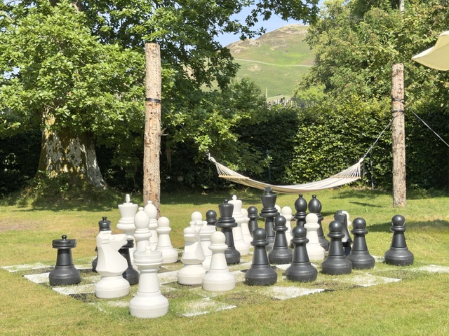 royal hotel dockray garden with giant chess