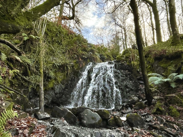 Tom gill waterfall coniston tom gill waterfall