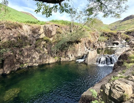 wild swimming at tongue pot eskdale