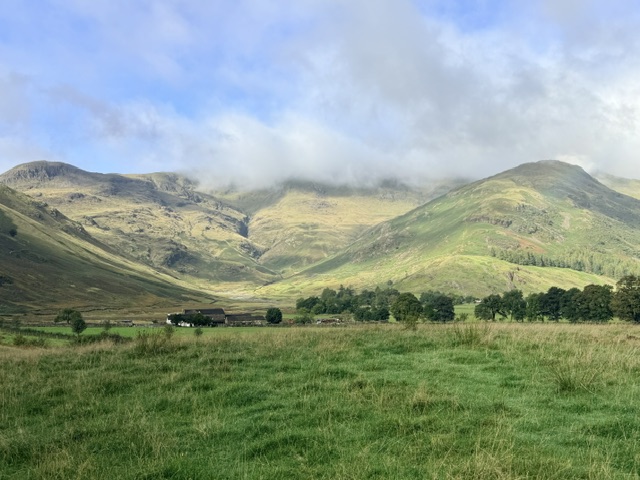 views over langdale valley
