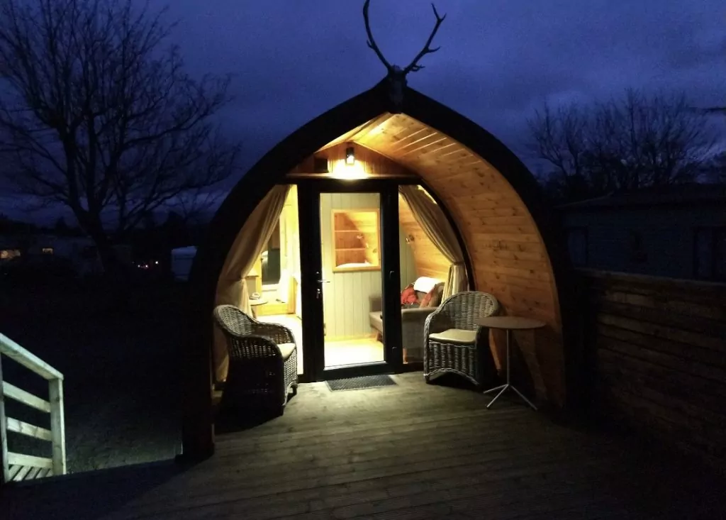 quiet site glamping cabin gift experience