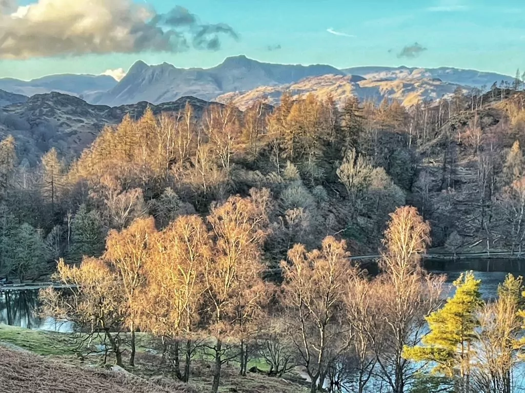 tarn hows and langdale pikes