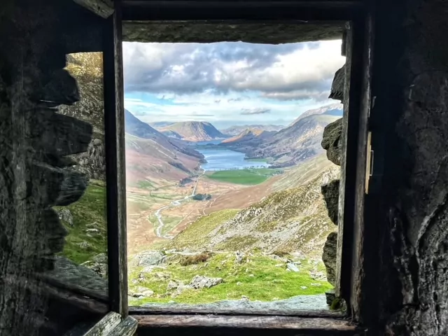 view of buttermere from warnscale bothy