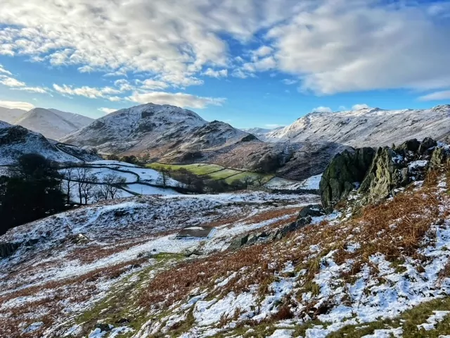 view of martindale from hall fell walk
