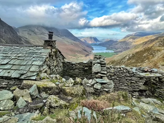 warnscale bothy view of buttermere